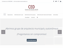 Tablet Screenshot of centroestudiosdelta.com